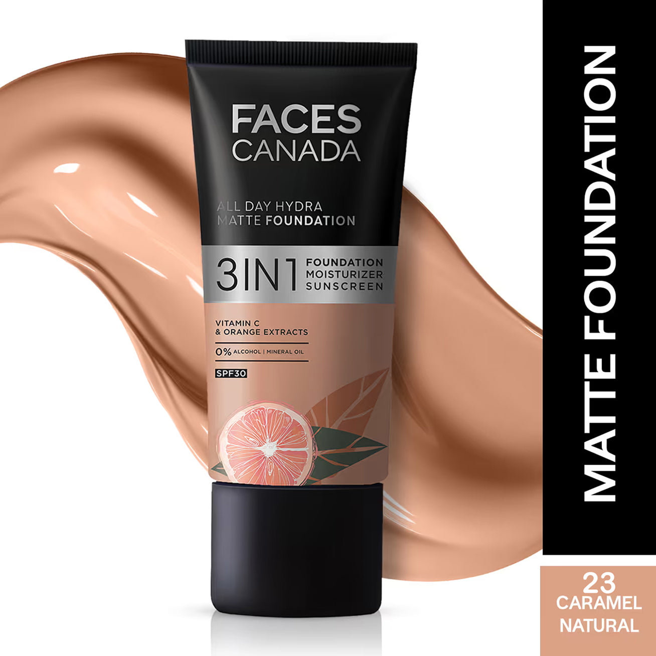 Faces 3 In 1 All Day Hydra Matte Foundation 30ML