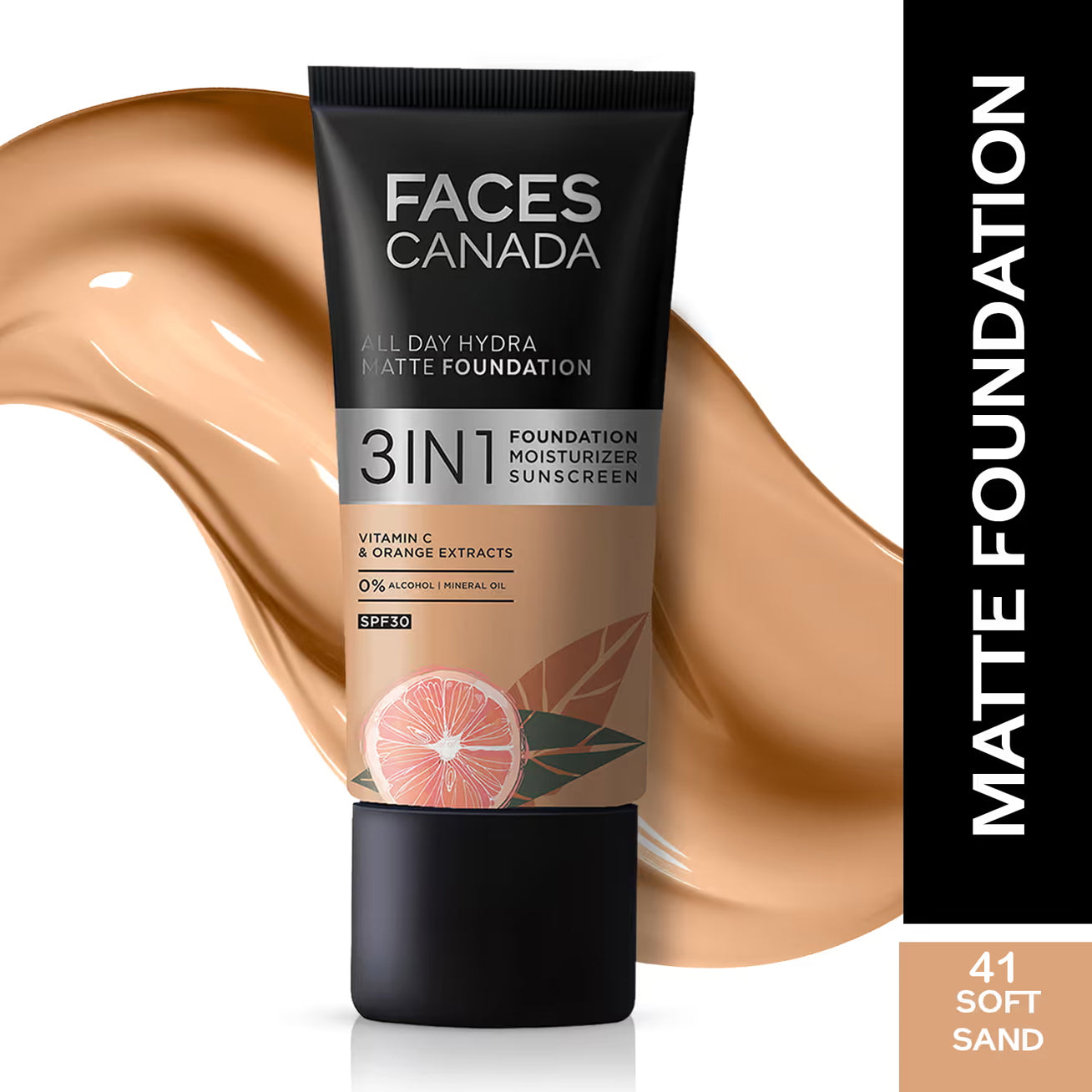Faces 3 In 1 All Day Hydra Matte Foundation 30ML