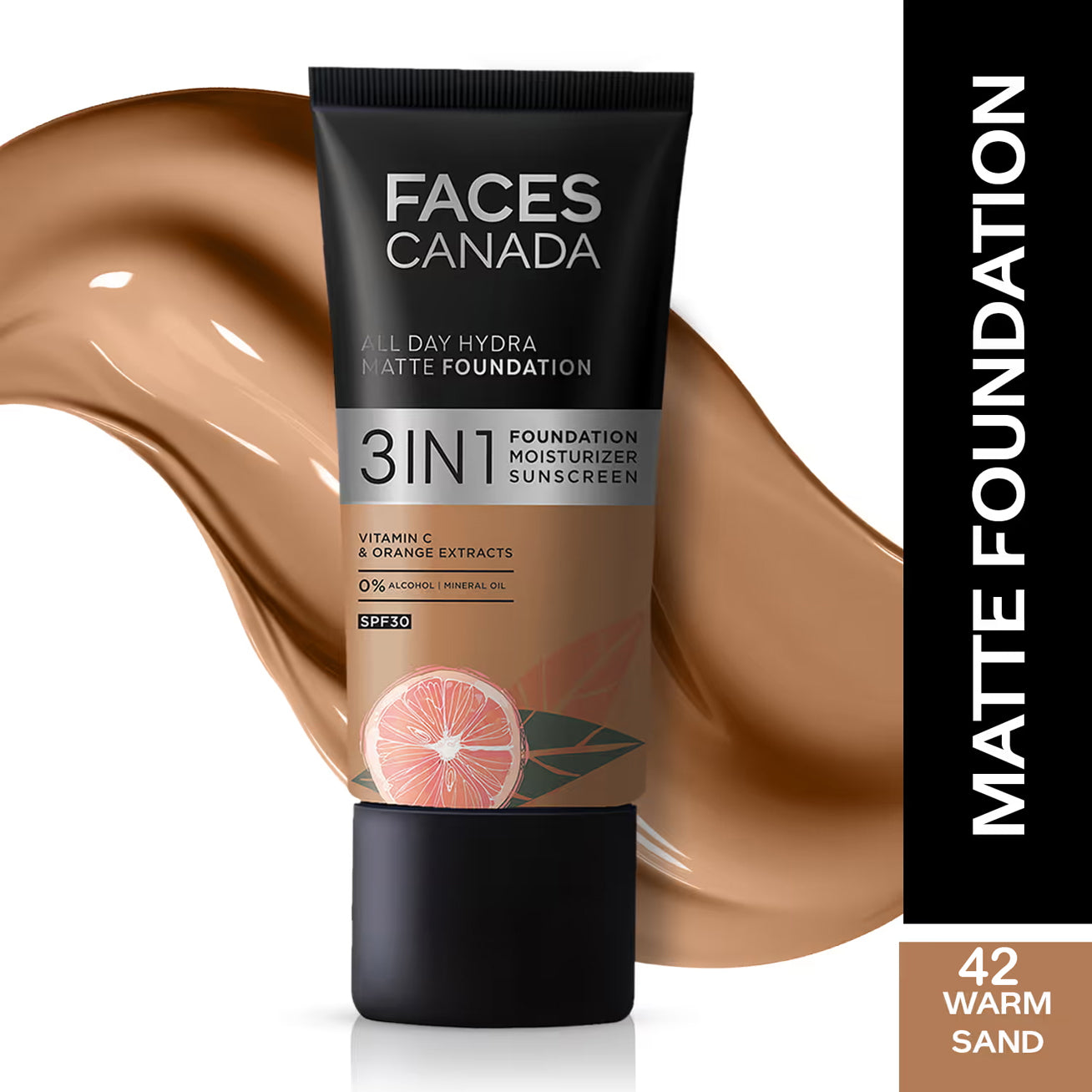 Faces 3 In 1 All Day Hydra Matte Foundation 30ML