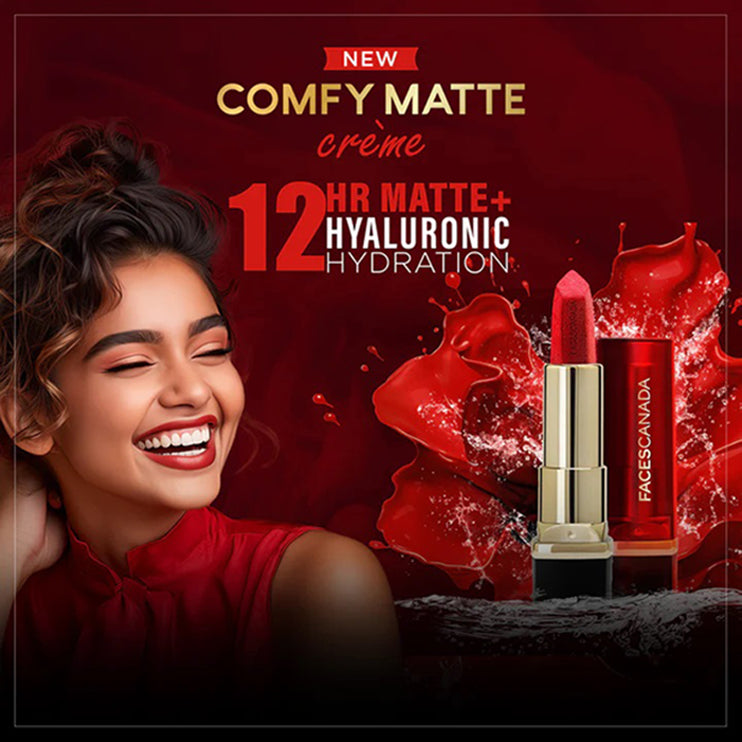 Faces Comfy Matte Creme Lipstick 4.2G
