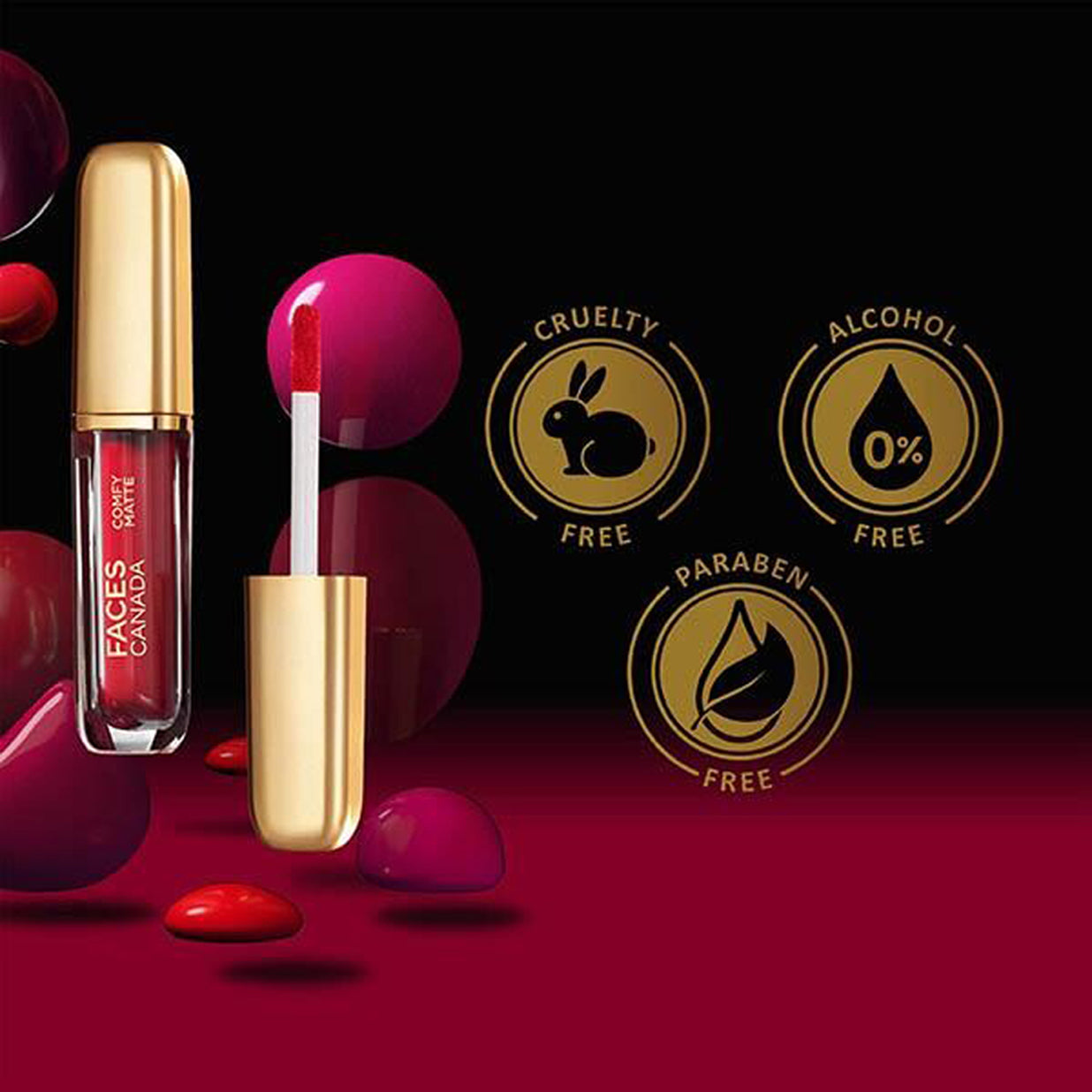 Faces Comfy Matte Liquid Lipstick 3Ml