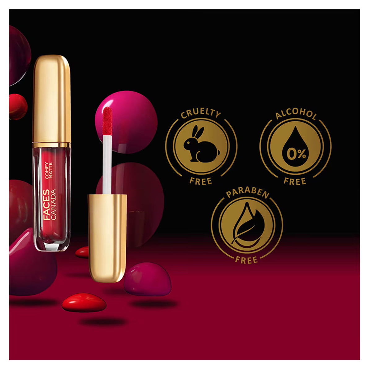 Faces Comfy Matte Liquid Lipstick 3.8Ml