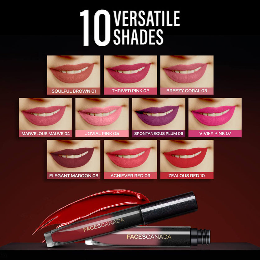 Faces Comfy Silk Liquid Lipstick 3Ml
