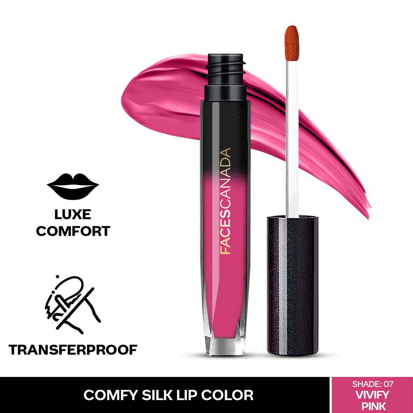 Faces Comfy Silk Liquid Lipstick 3Ml