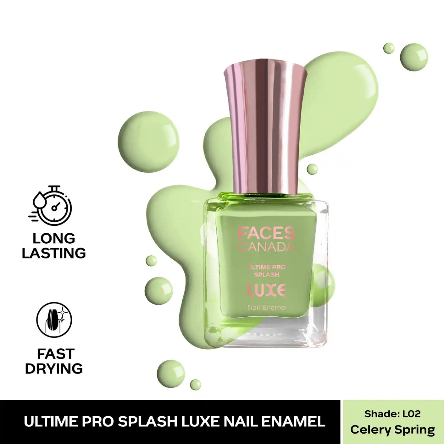 Faces Ultime Pro Splash Luxe Nail Enamel 12Ml