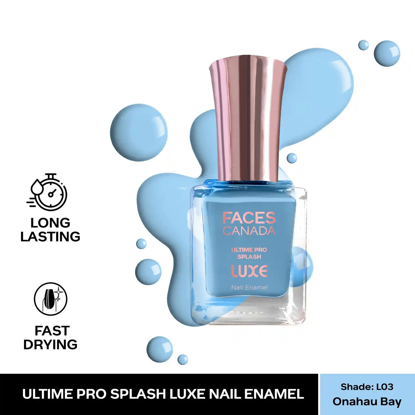 Faces Ultime Pro Splash Luxe Nail Enamel 12Ml