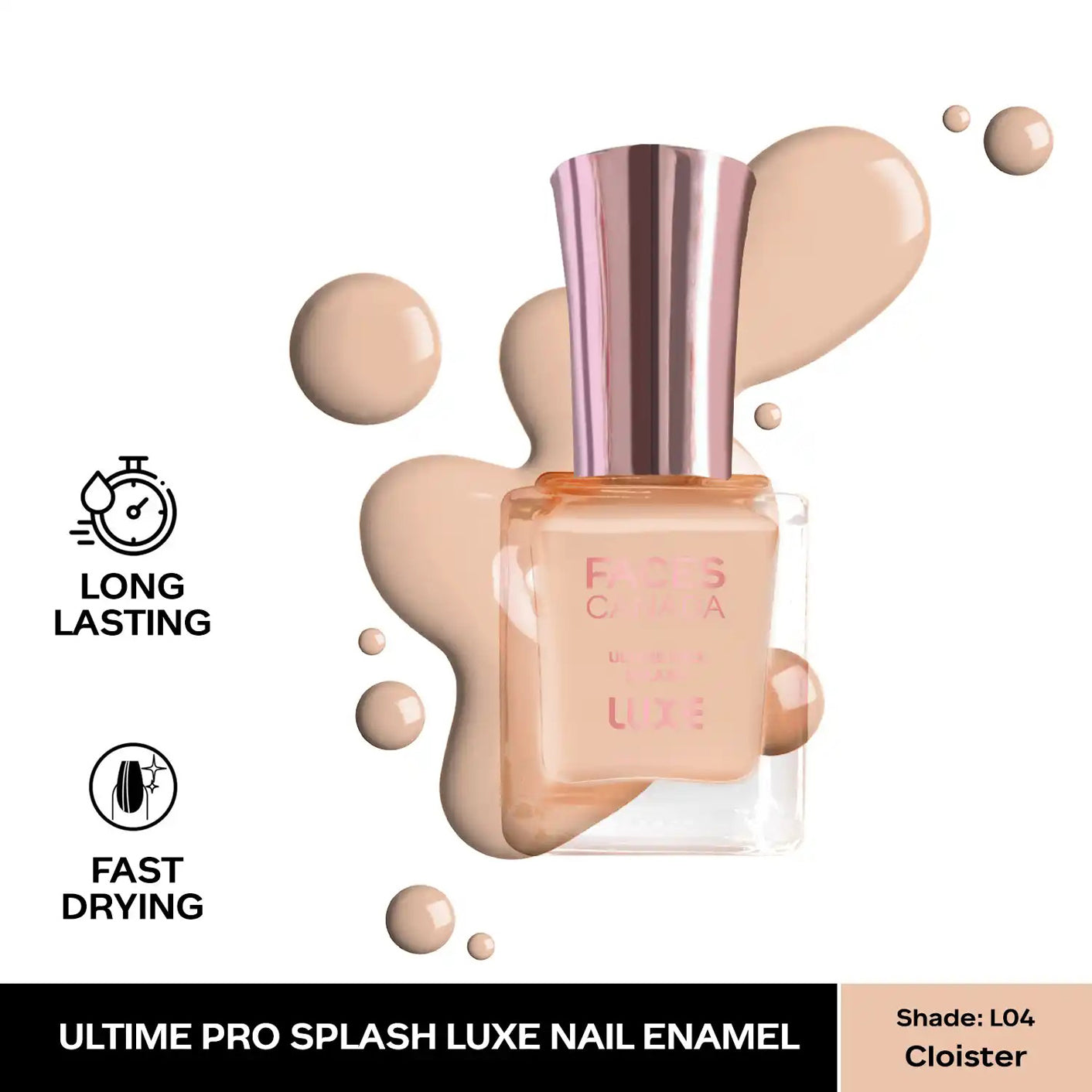 Faces Ultime Pro Splash Luxe Nail Enamel 12Ml
