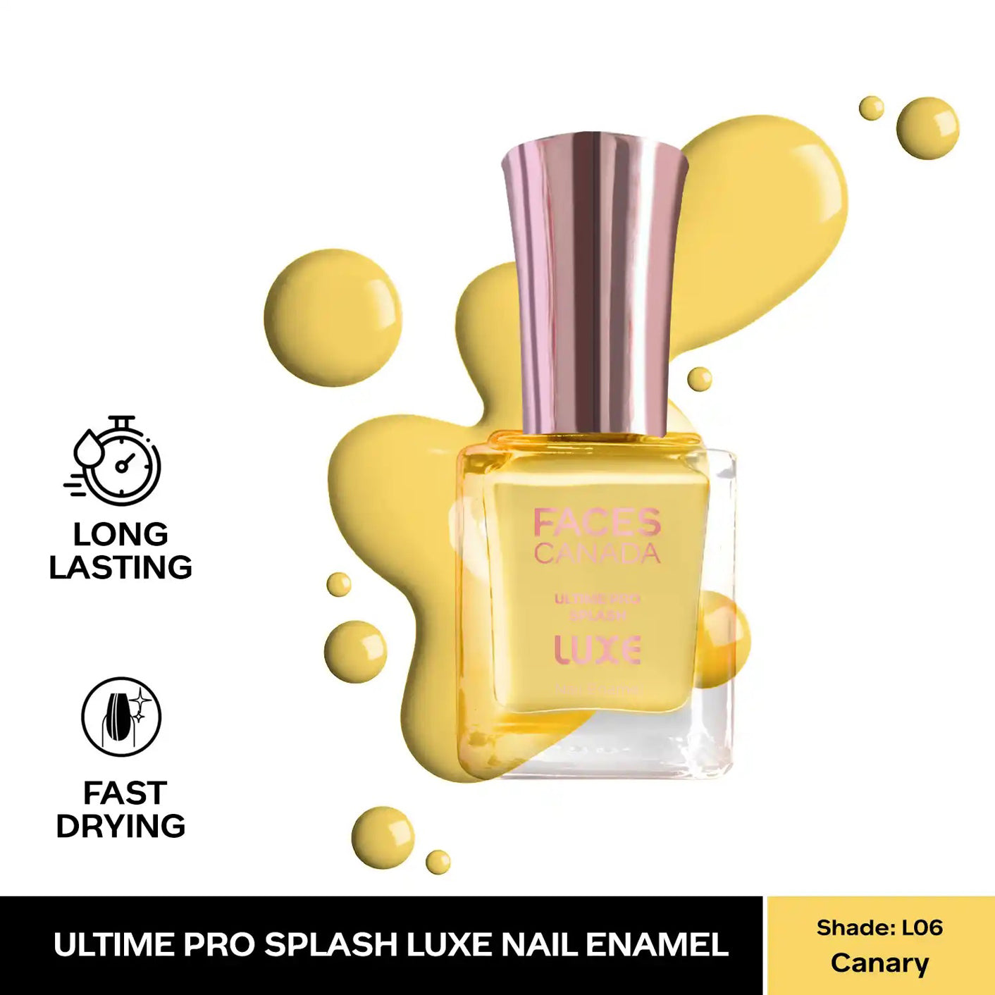 Faces Ultime Pro Splash Luxe Nail Enamel 12Ml