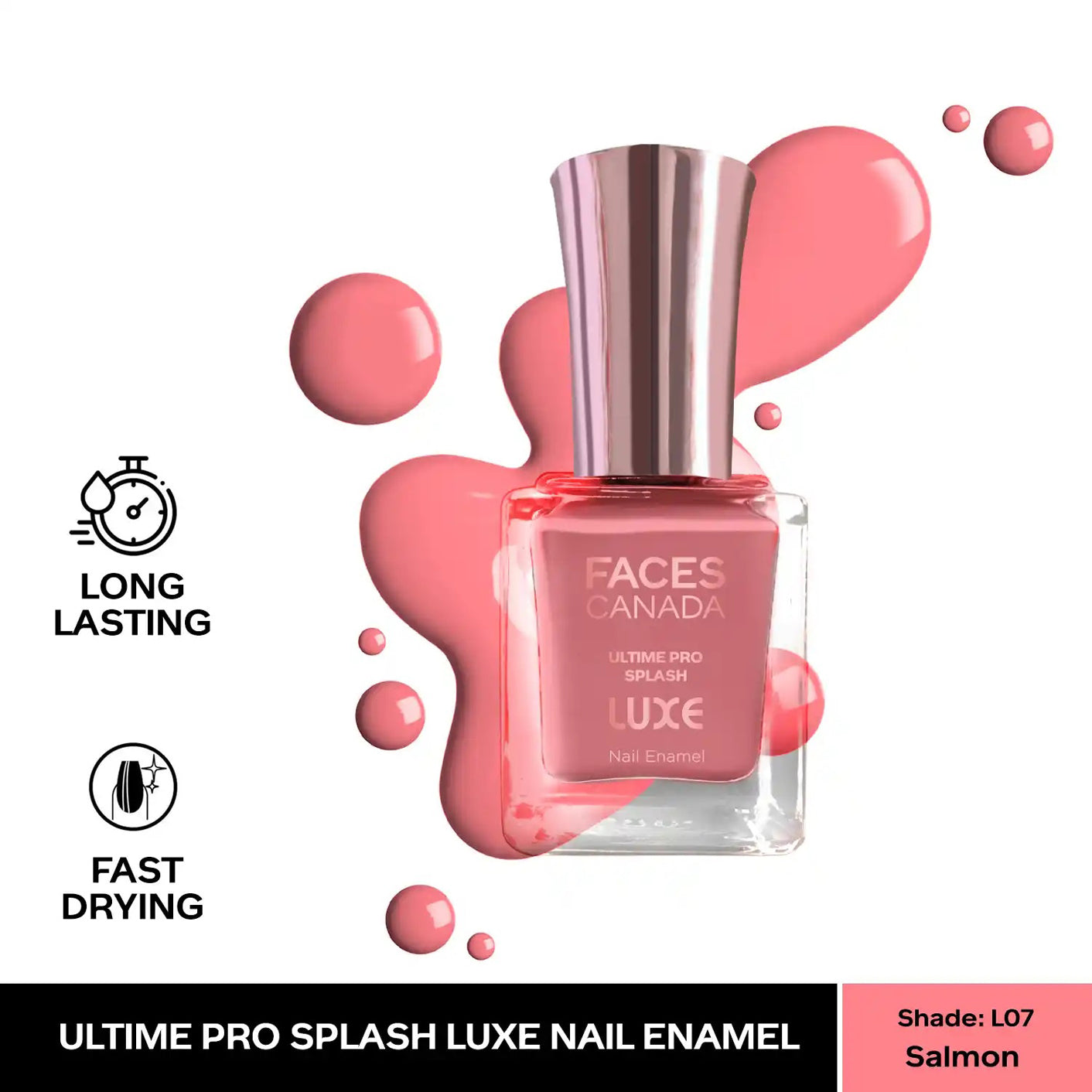 Faces Ultime Pro Splash Luxe Nail Enamel 12Ml