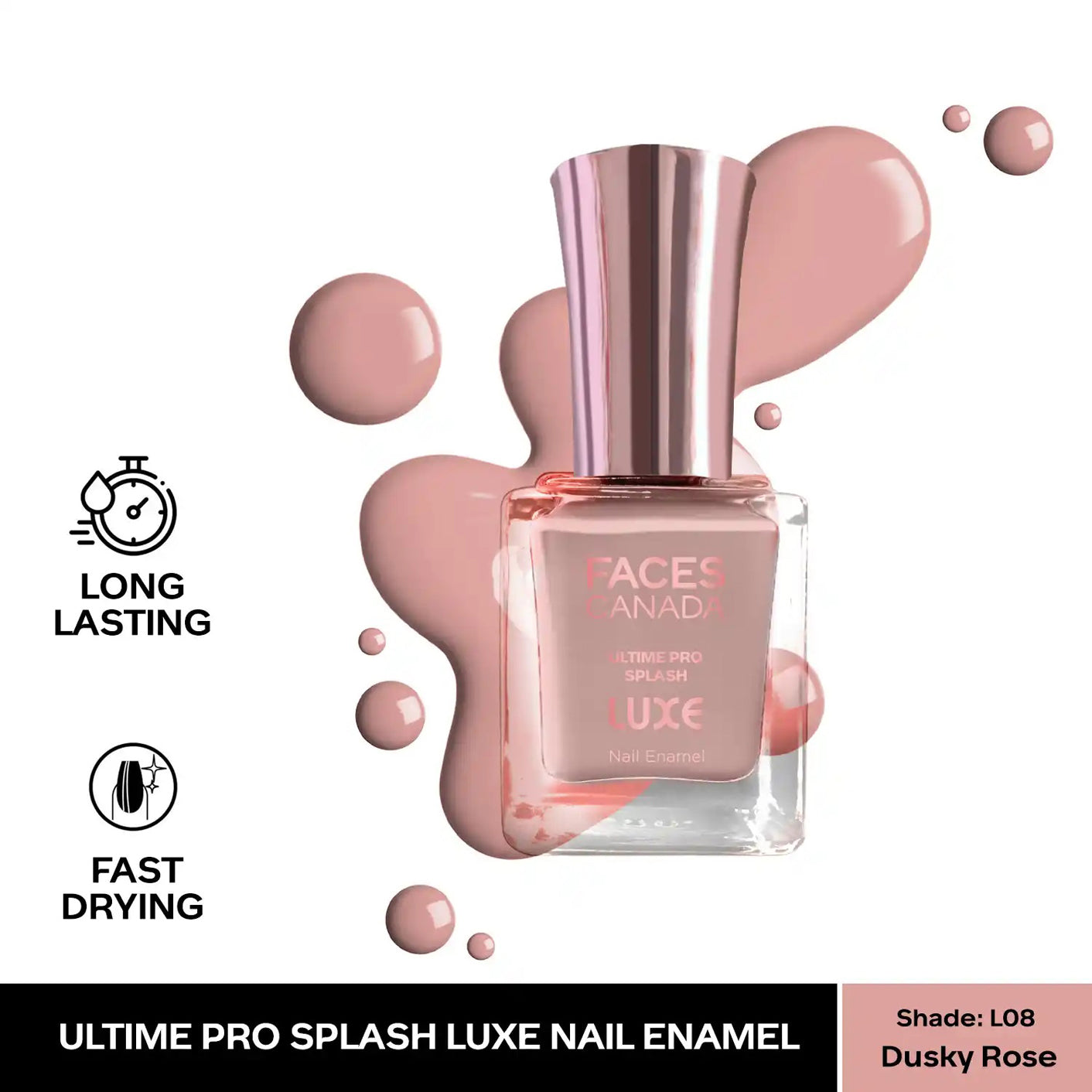 Faces Ultime Pro Splash Luxe Nail Enamel 12Ml