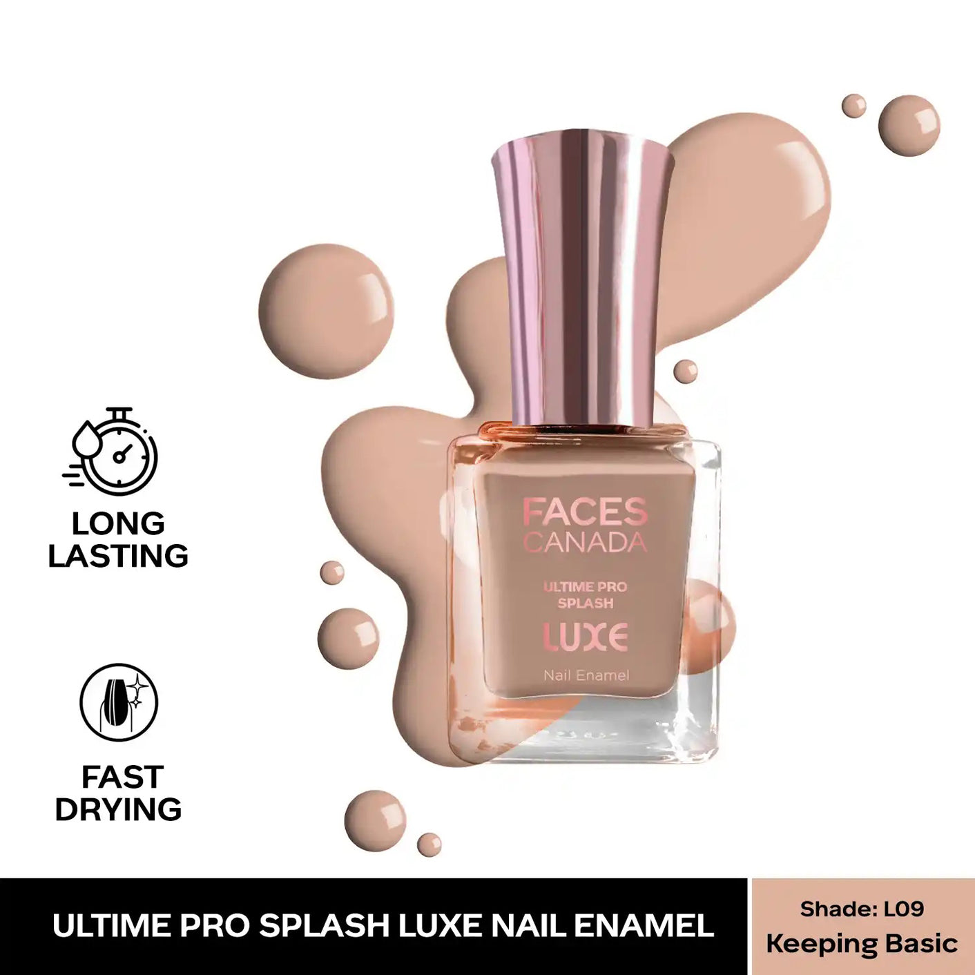 Faces Ultime Pro Splash Luxe Nail Enamel 12Ml