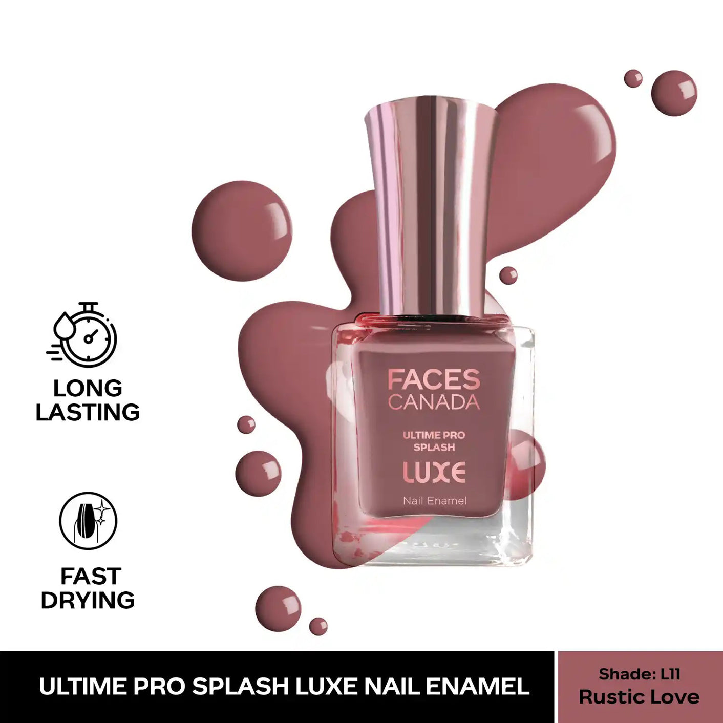 Faces Ultime Pro Splash Luxe Nail Enamel 12Ml