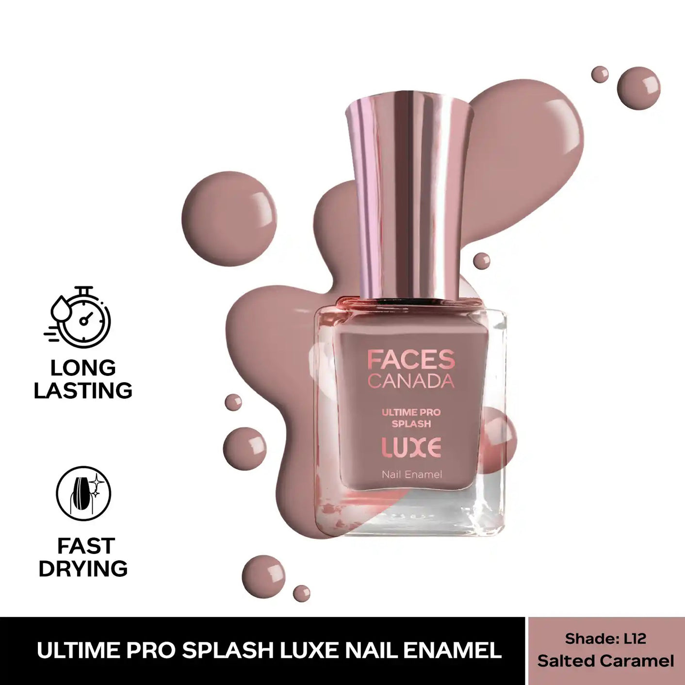 Faces Ultime Pro Splash Luxe Nail Enamel 12Ml