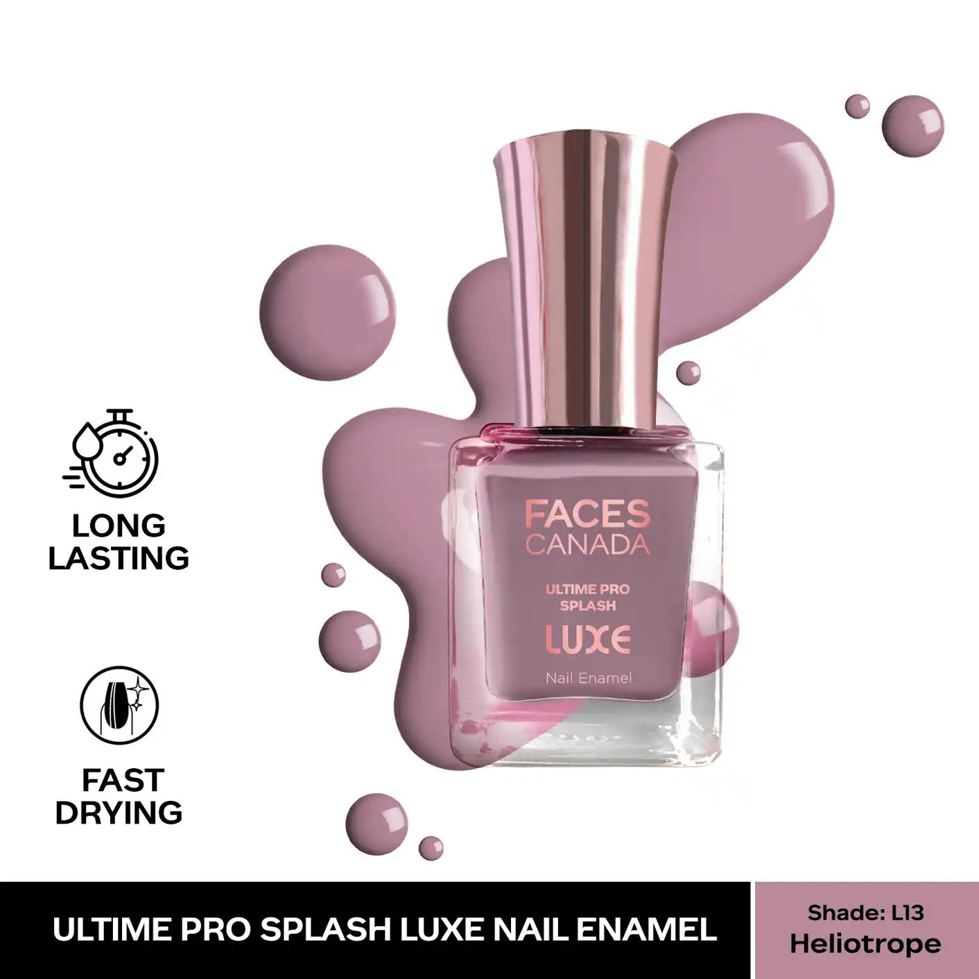 Faces Ultime Pro Splash Luxe Nail Enamel 12Ml