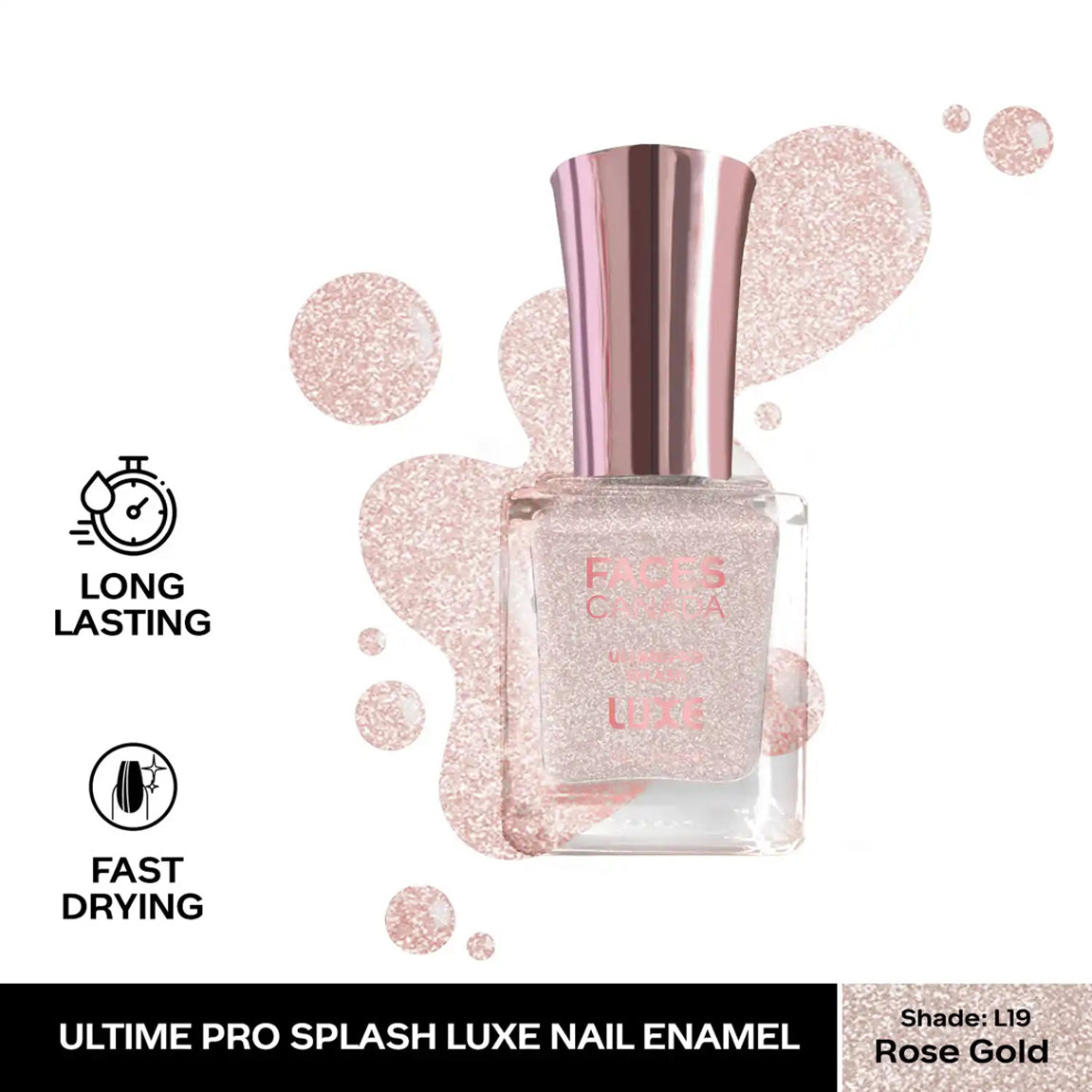 Faces Ultime Pro Splash Luxe Nail Enamel 12Ml