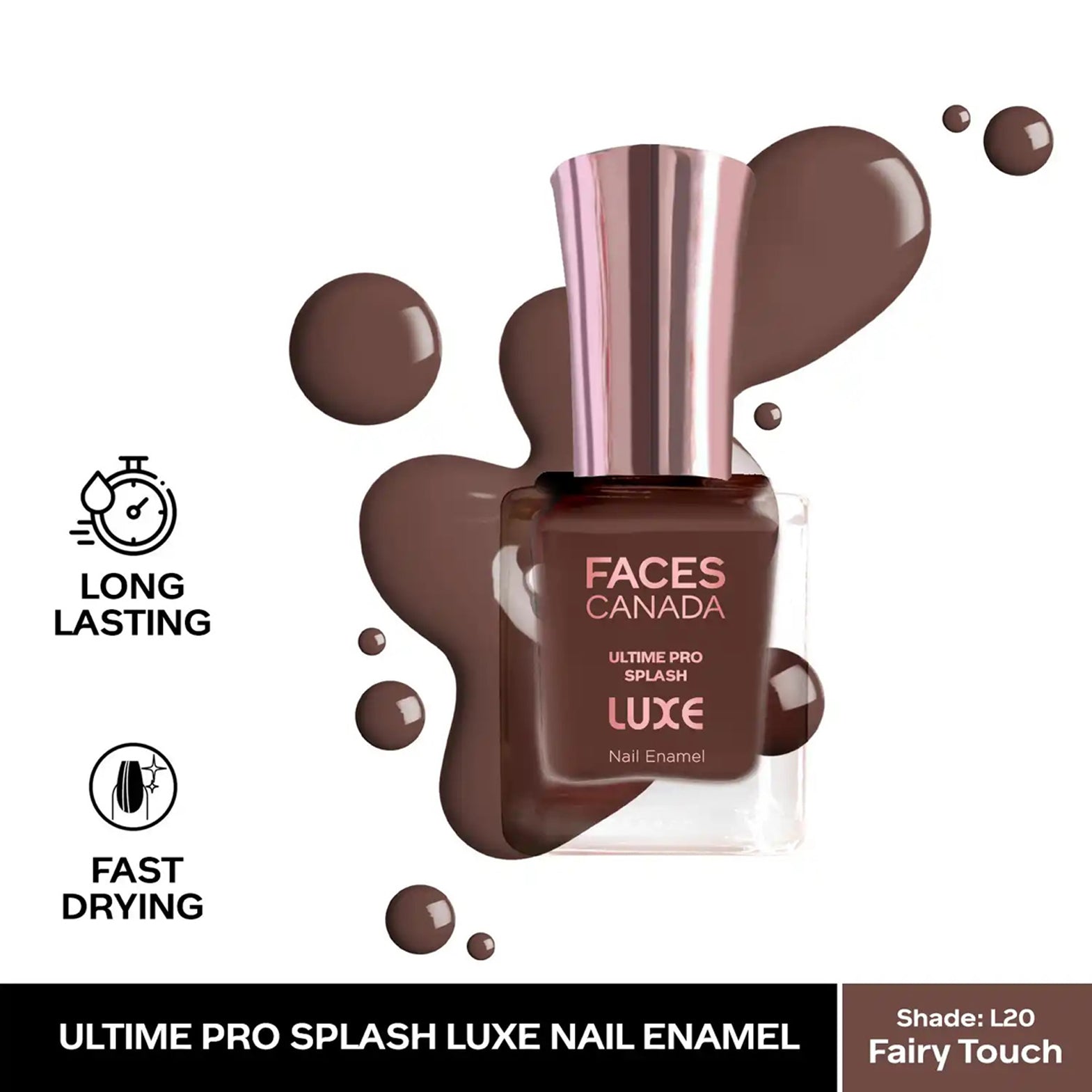 Faces Ultime Pro Splash Luxe Nail Enamel 12Ml