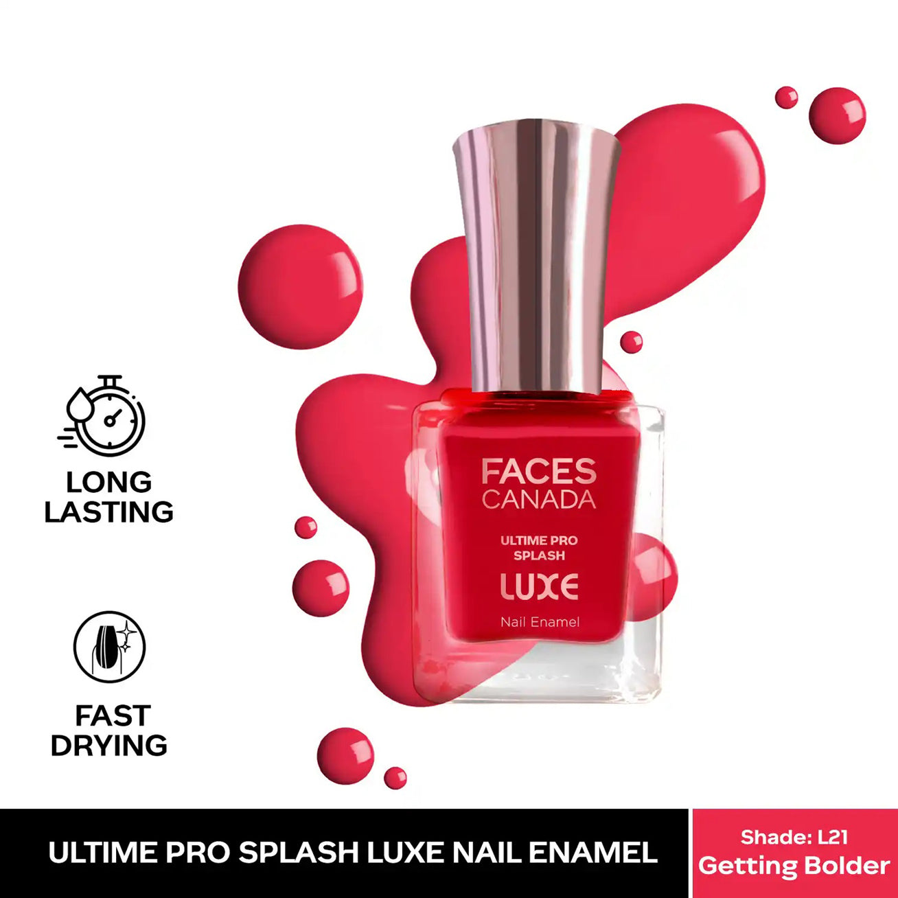 Faces Ultime Pro Splash Luxe Nail Enamel 12Ml