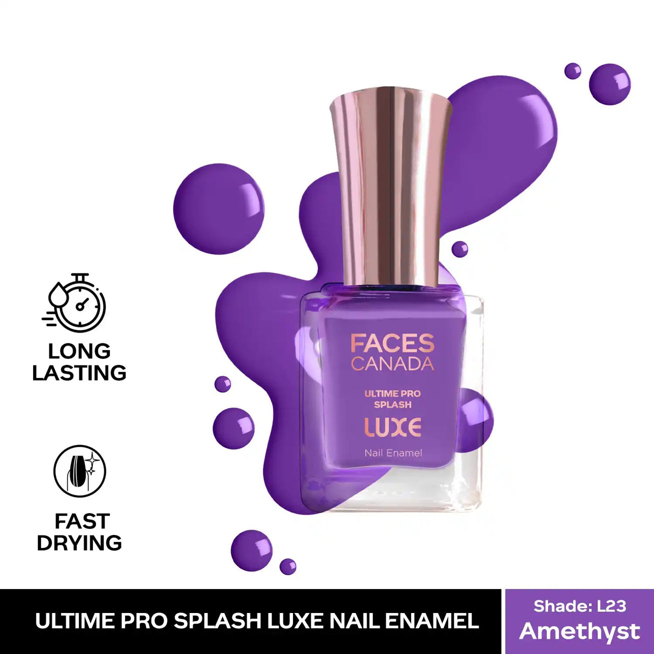 Faces Ultime Pro Splash Luxe Nail Enamel 12Ml