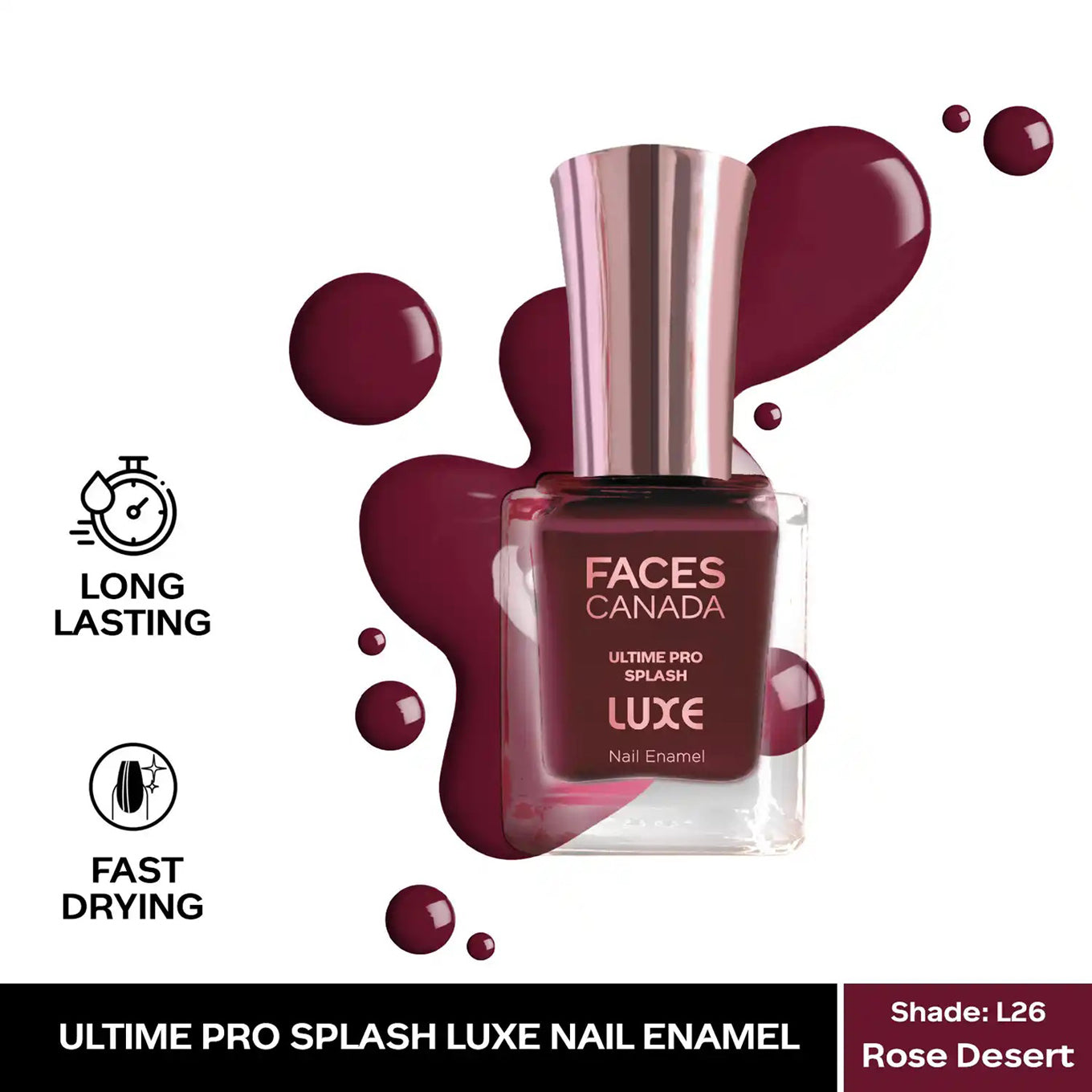 Faces Ultime Pro Splash Luxe Nail Enamel 12Ml