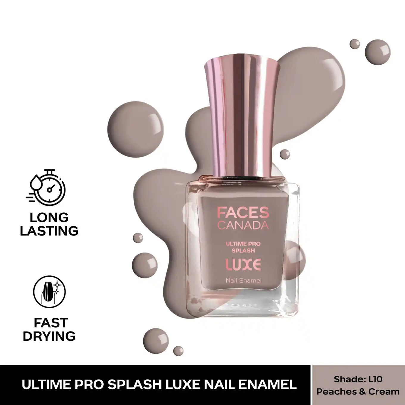 Faces Ultime Pro Splash Luxe Nail Enamel 12Ml