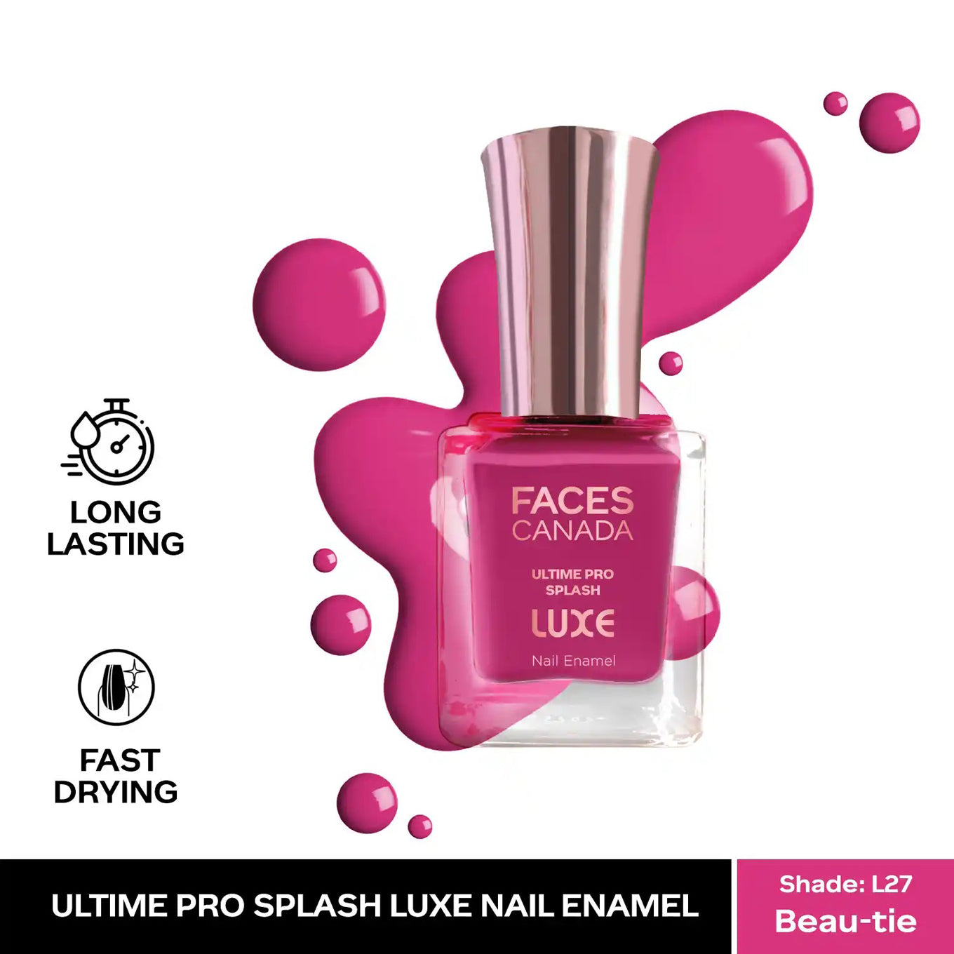 Faces Ultime Pro Splash Luxe Nail Enamel 12Ml
