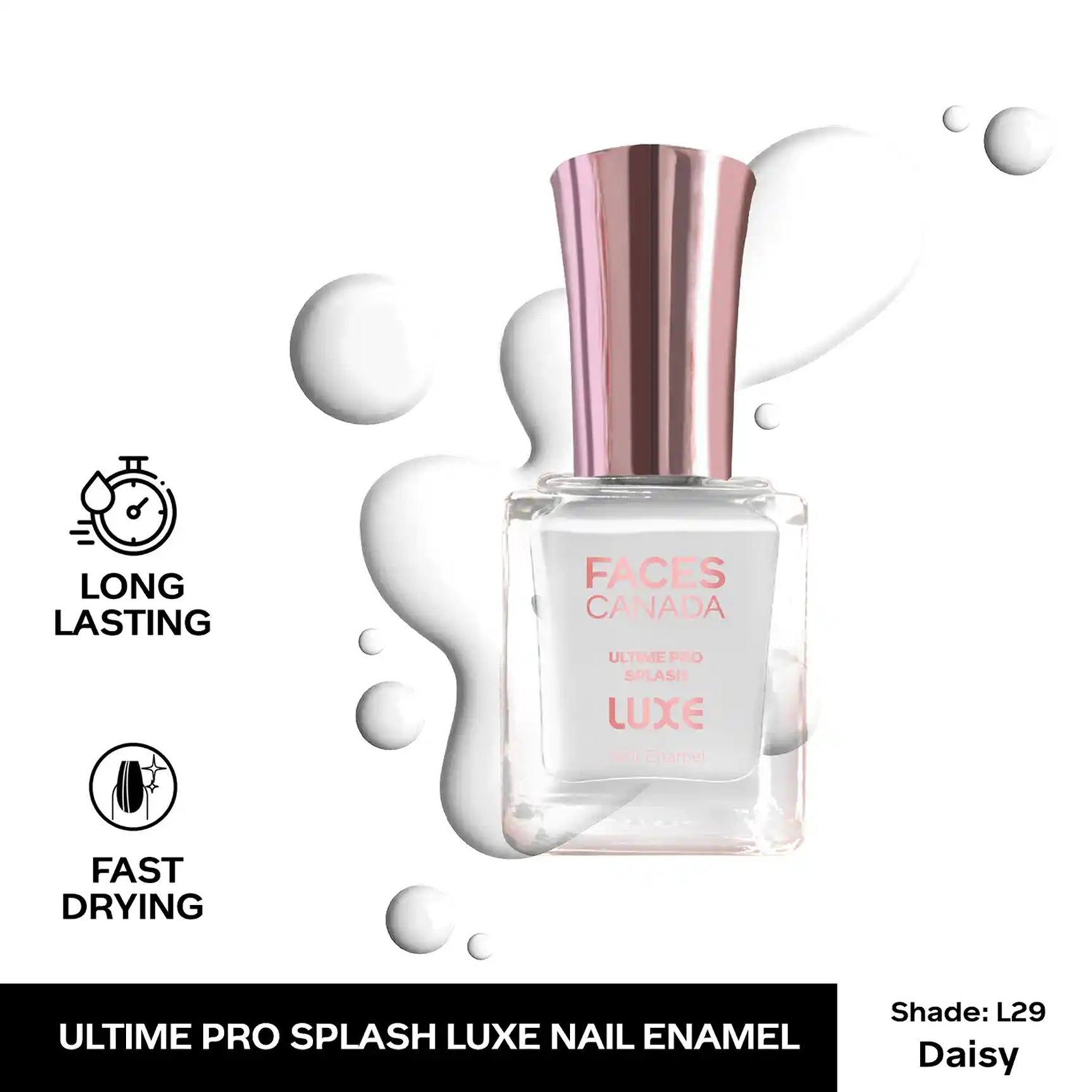 Faces Ultime Pro Splash Luxe Nail Enamel 12Ml