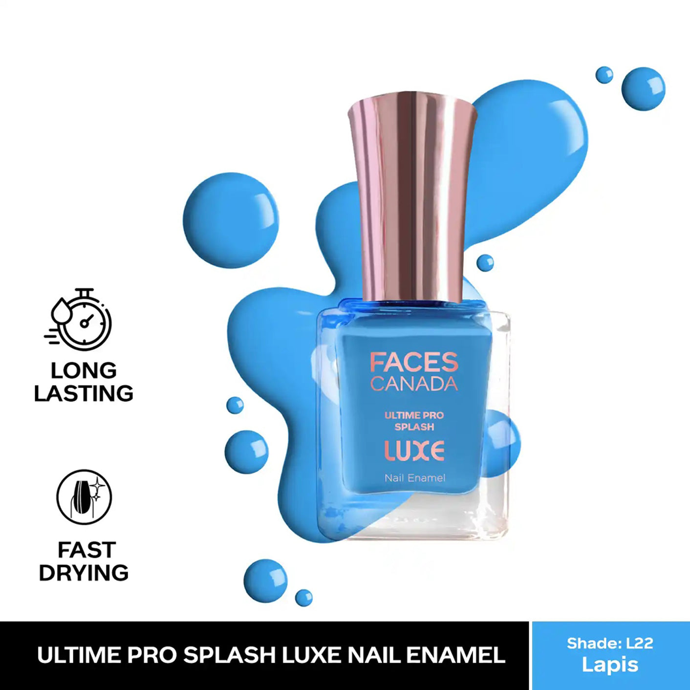 Faces Ultime Pro Splash Luxe Nail Enamel 12Ml