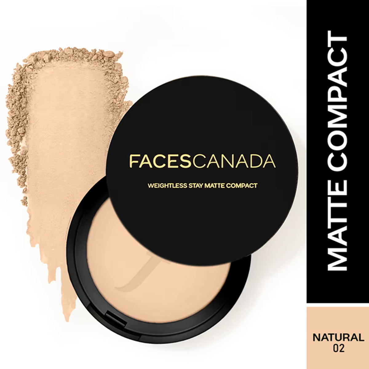 Faces Weightless Stay Matte Compact Spf20 Vitamin E Shea Butter