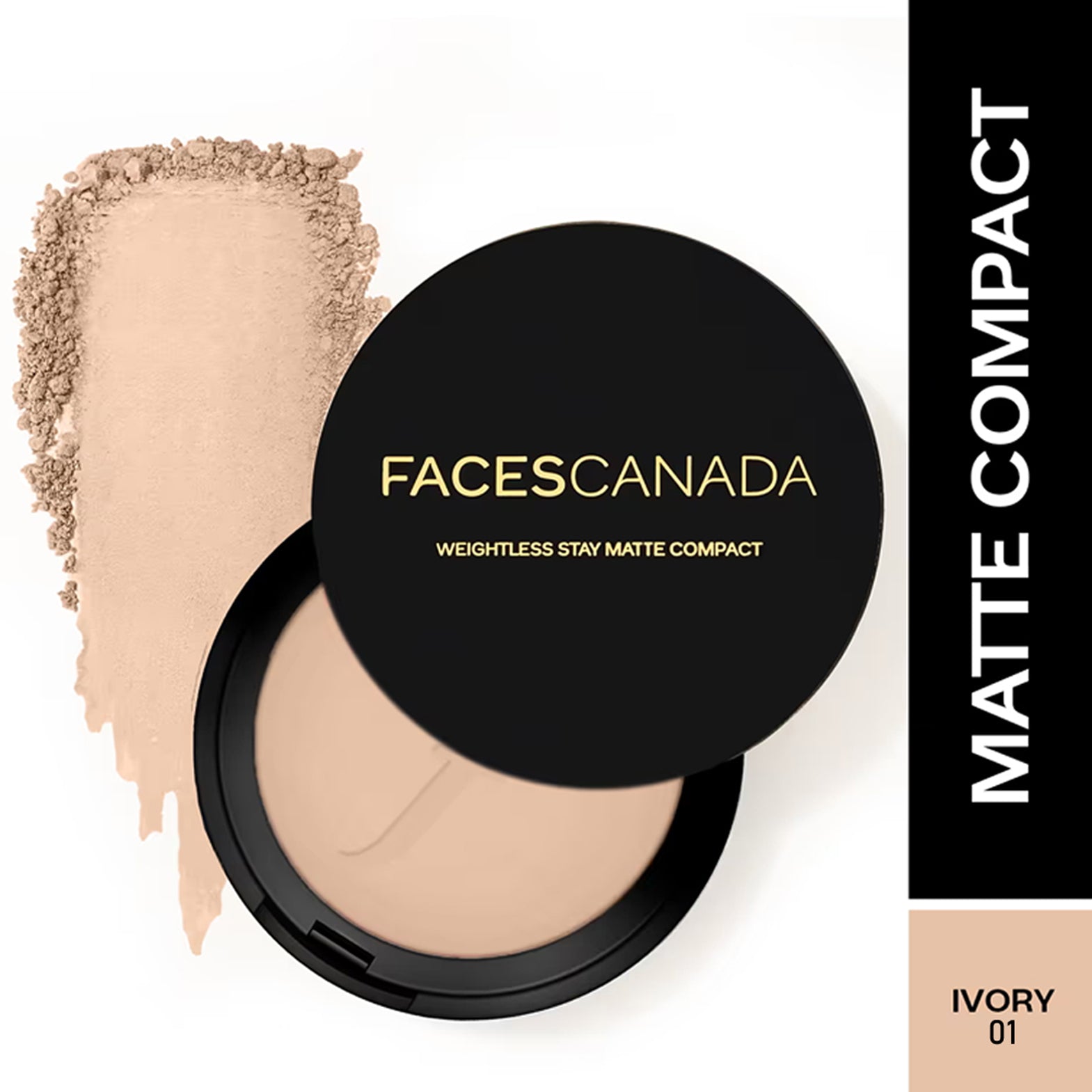 Faces Weightless Stay Matte Compact Spf20 Vitamin E Shea Butter