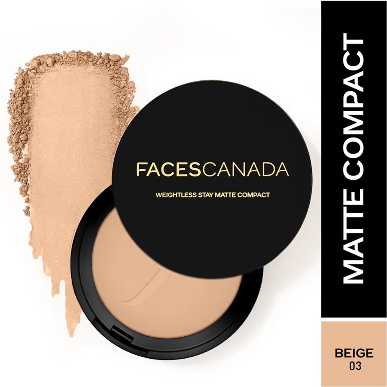 Faces Weightless Stay Matte Compact Spf20 Vitamin E Shea Butter