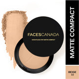 Faces Weightless Stay Matte Compact Spf20 Vitamin E Shea Butter