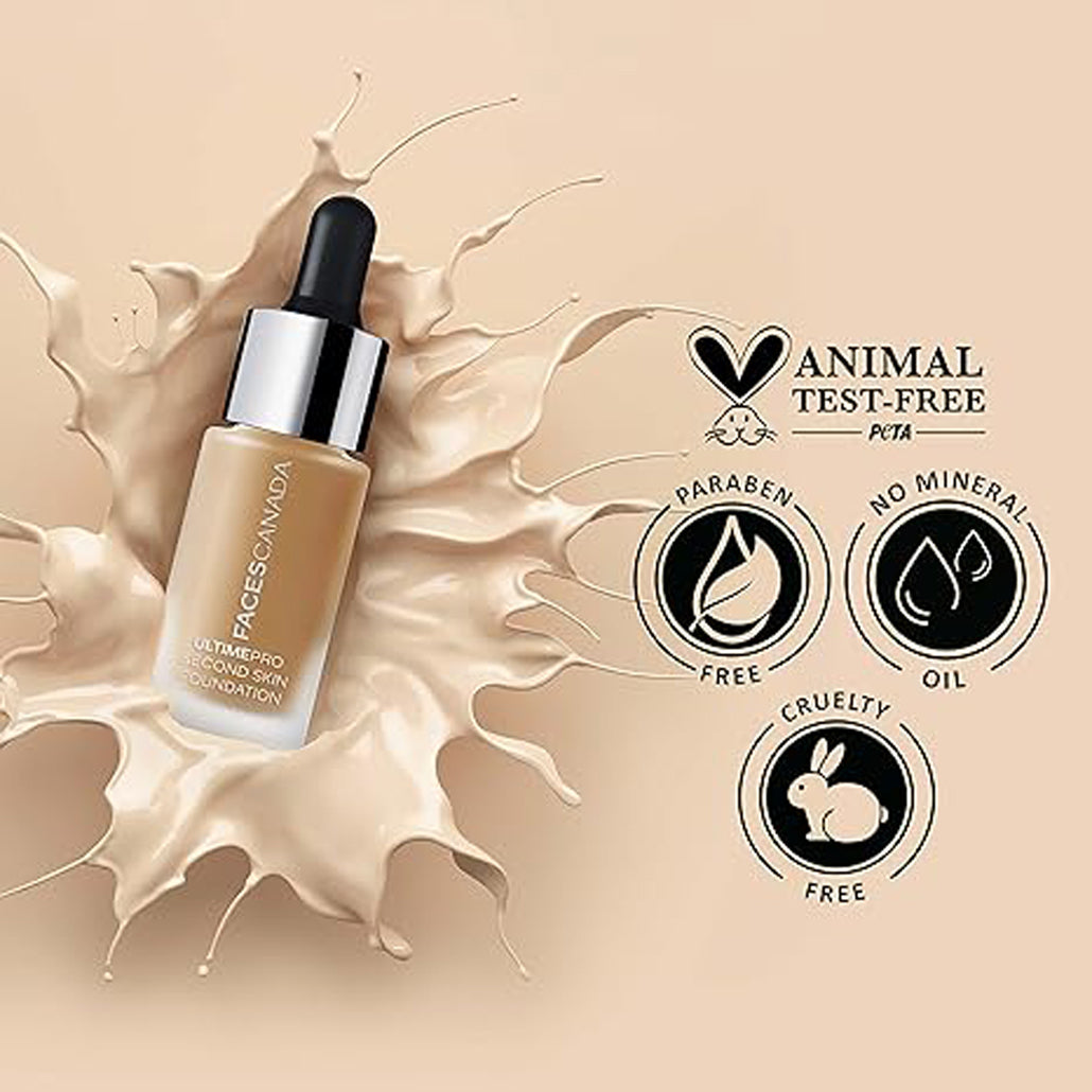 Faces Ultime Pro Second Skin Foundation 15Ml