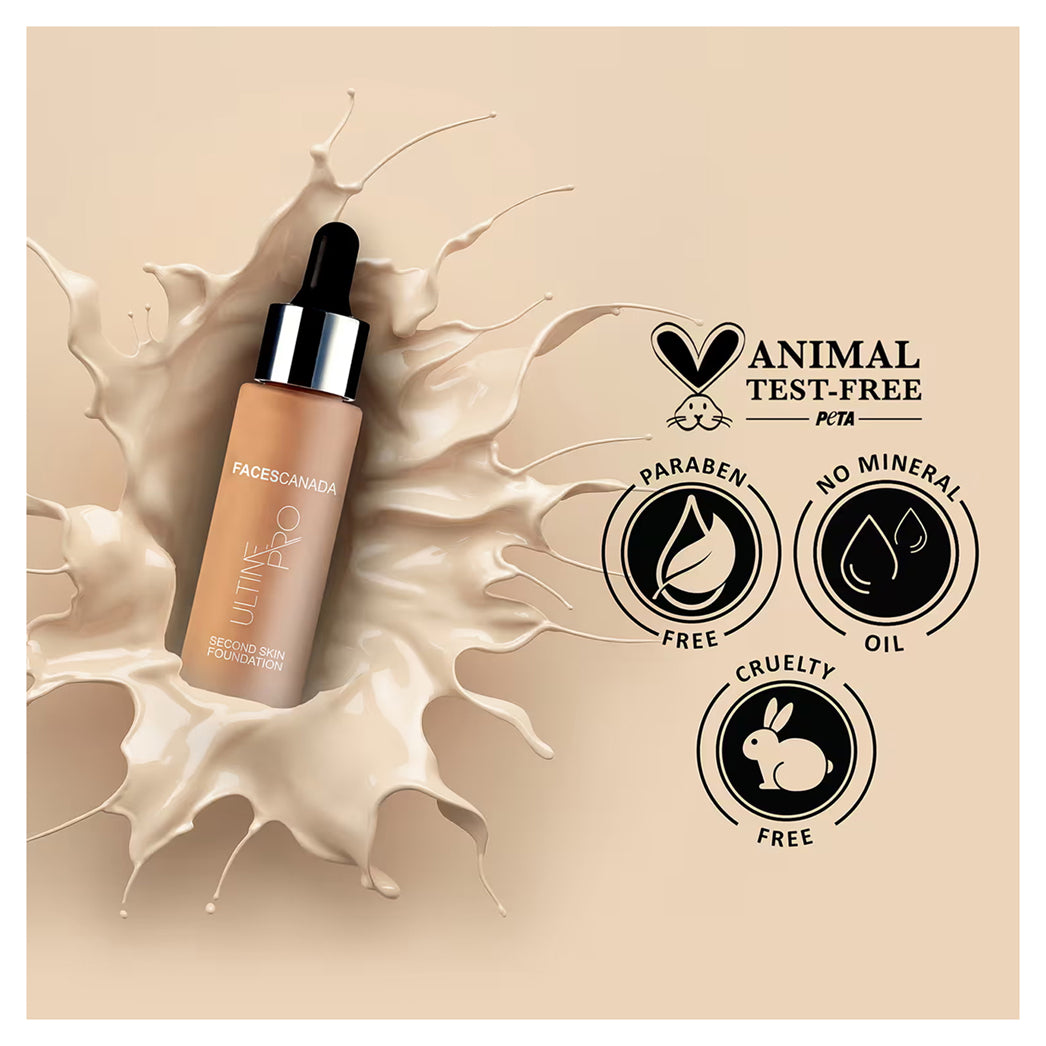Faces Ultime Pro Second Skin Foundation 30Ml