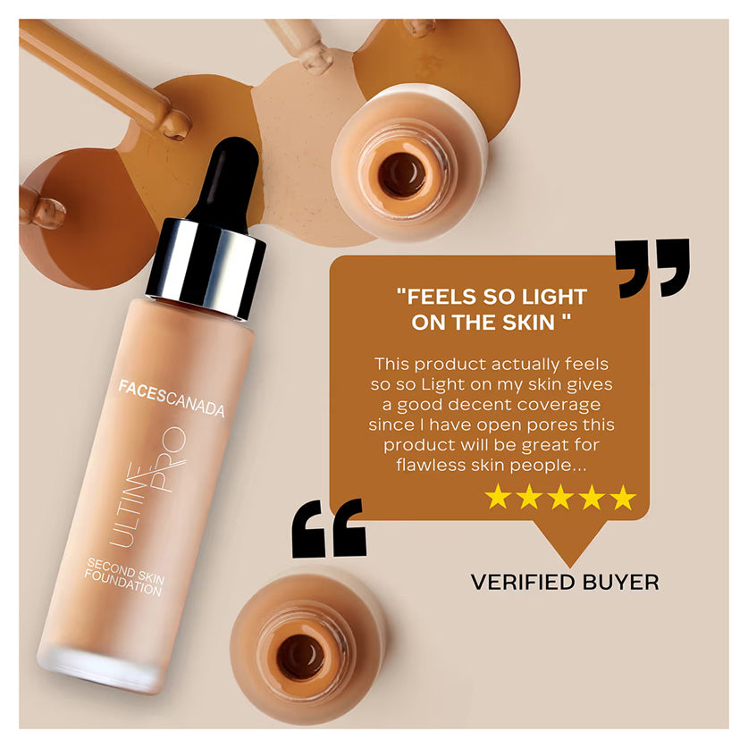 Faces Ultime Pro Second Skin Foundation 30Ml