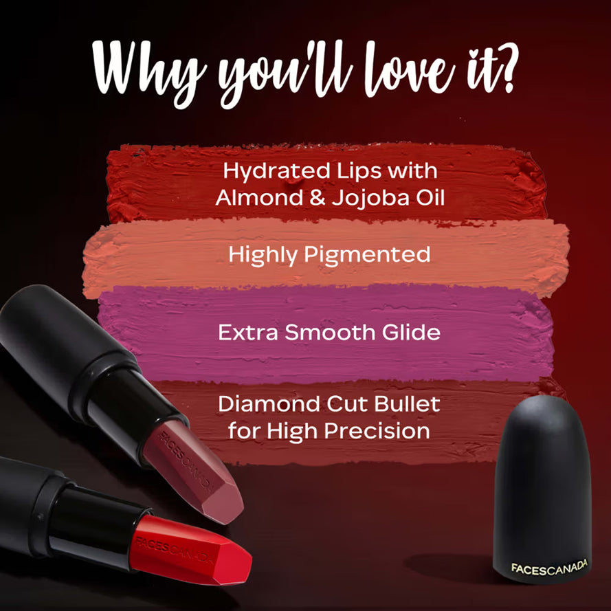 Faces Weightless Matte Finish Lipstick 4.5G