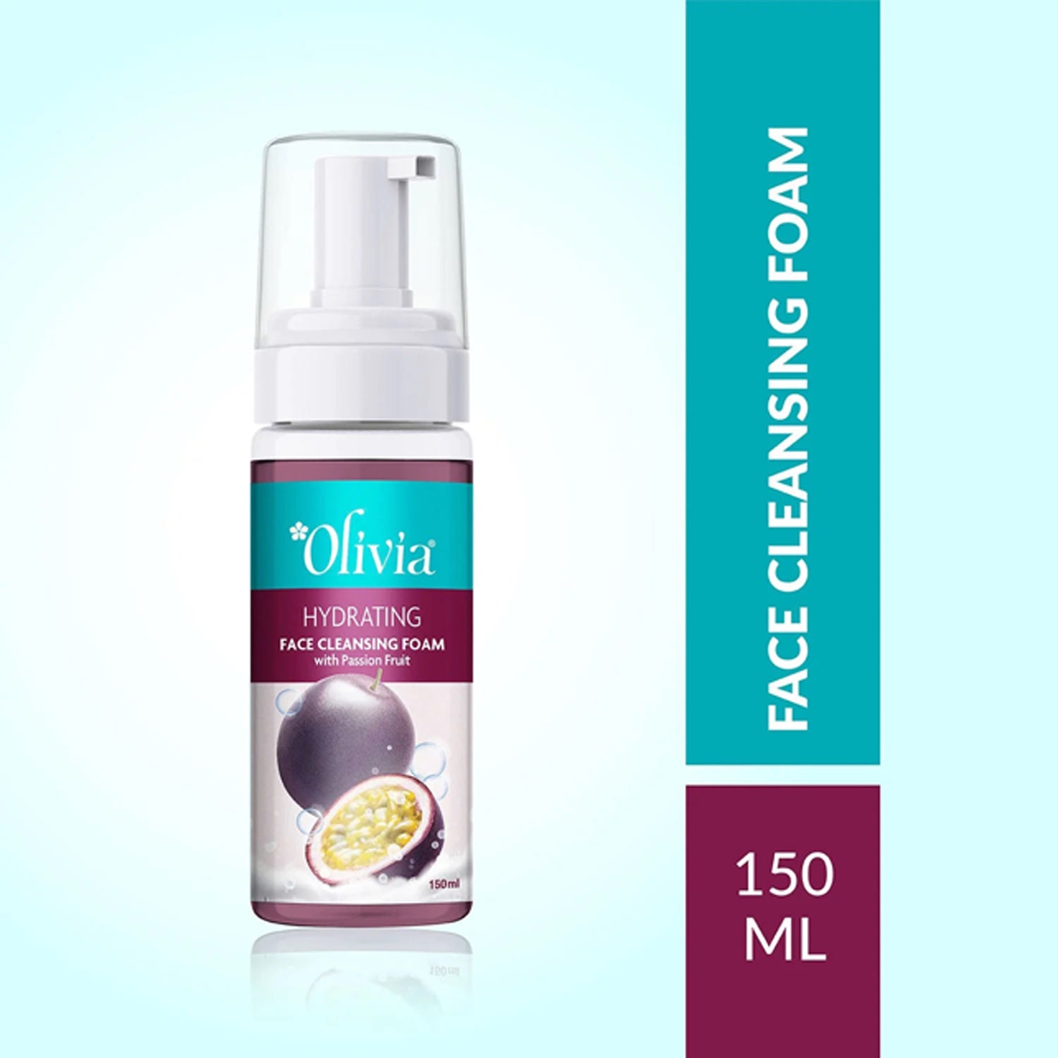 Olivia Hydrating Face Cleansing Foam With Passion Fruit 150Ml