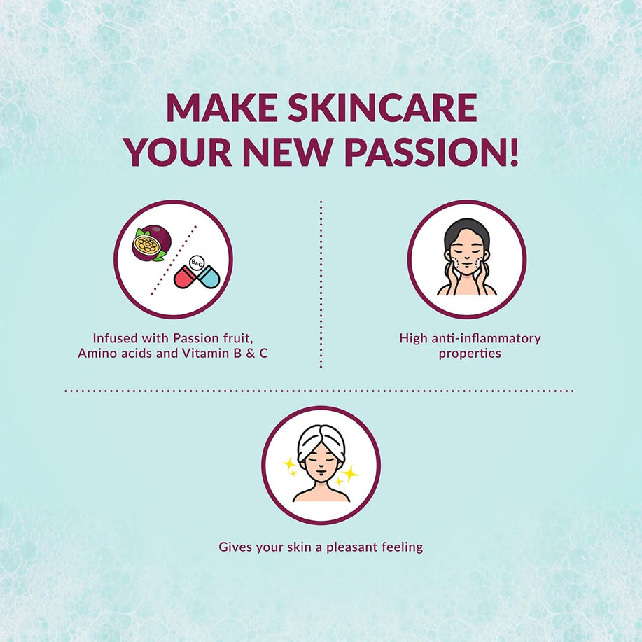 Olivia Hydrating Face Cleansing Foam With Passion Fruit 150Ml