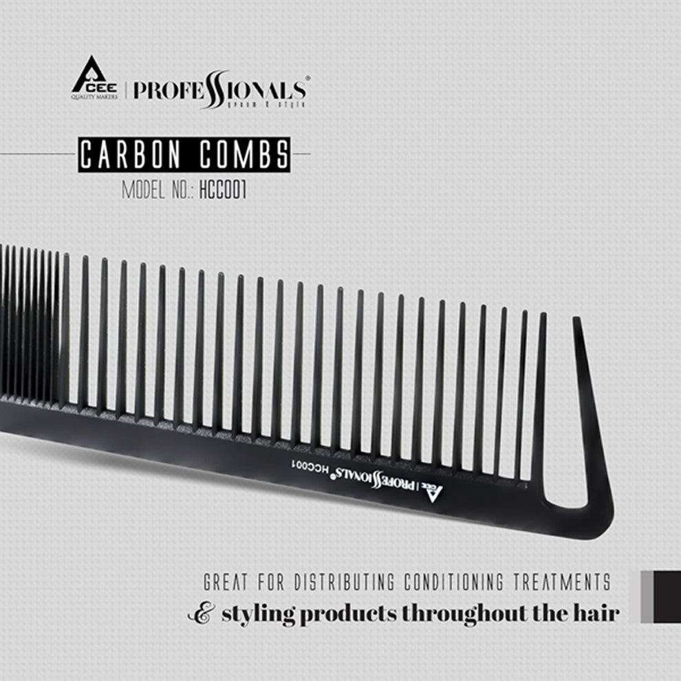 Acee Hair Carbon Comb Hcc001