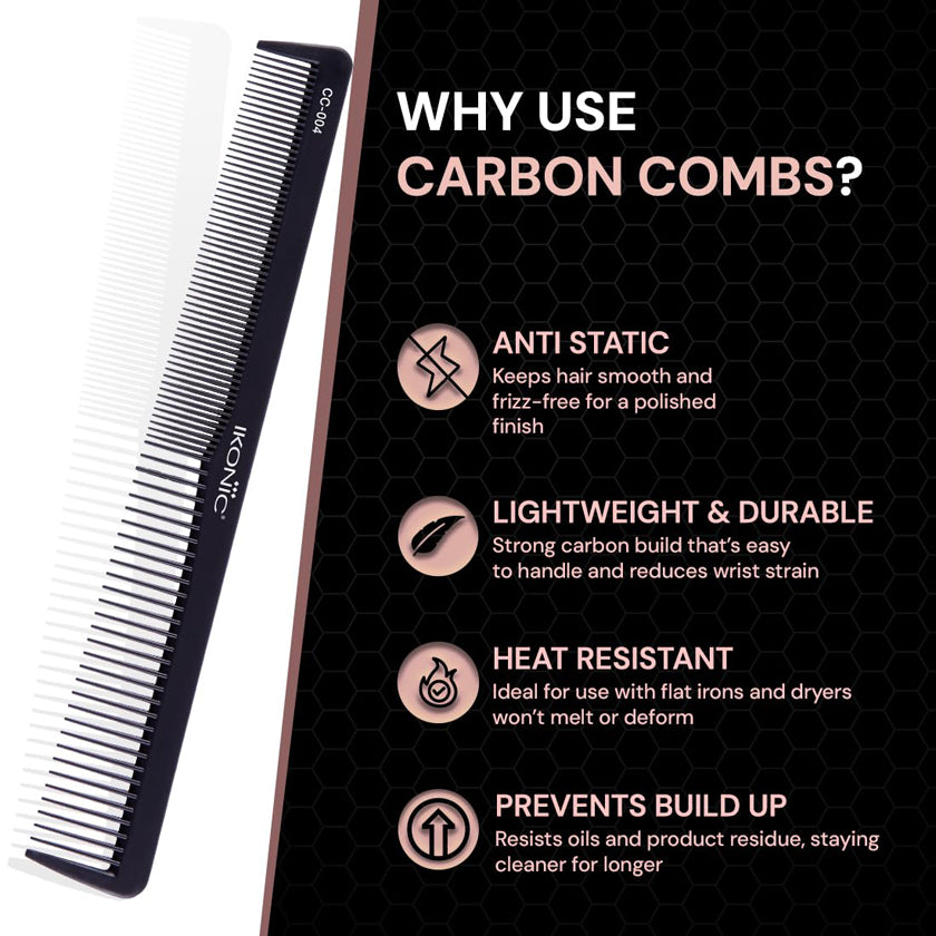 Acee Hair Carbon Comb Hcc004