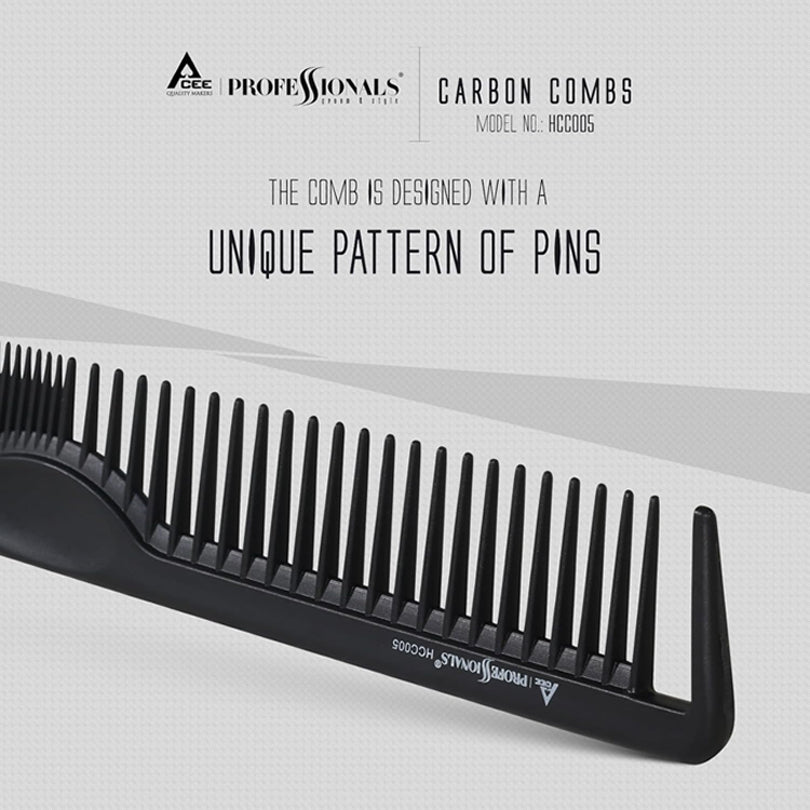 Acee Hair Carbon Comb Hcc005