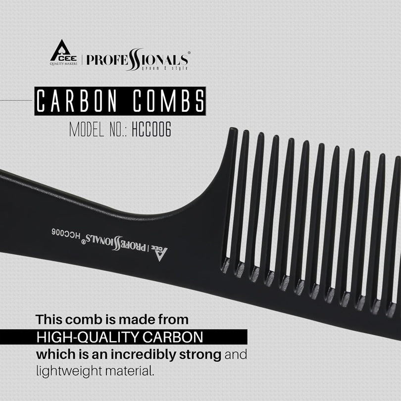 Acee Hair Carbon Comb Hcc006