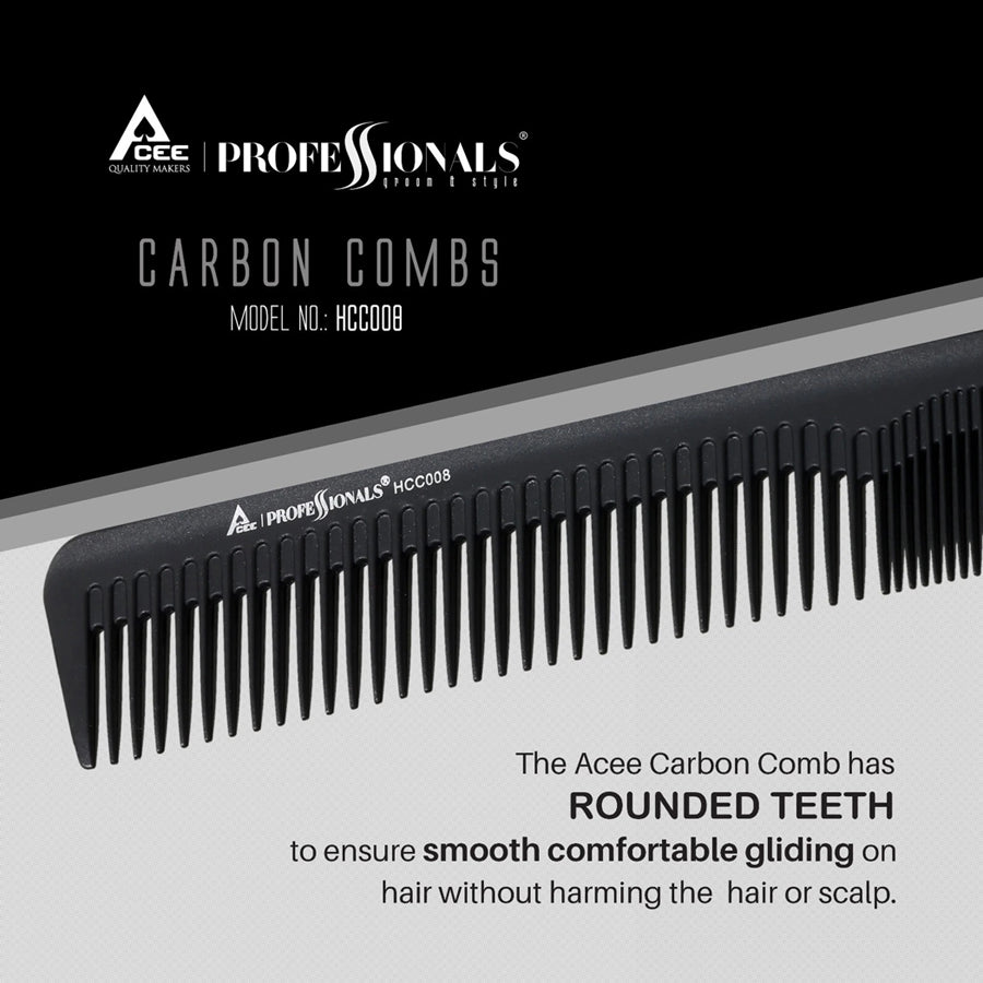 Acee Hair Carbon Comb Hcc008