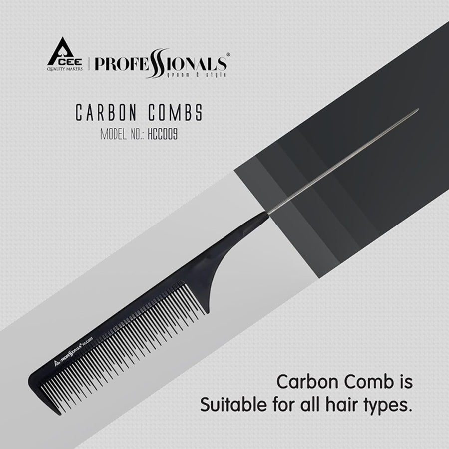 Acee Hair Carbon Comb Hcc009