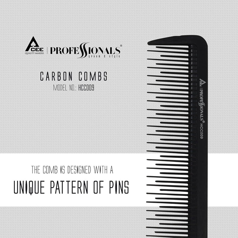Acee Hair Carbon Comb Hcc009