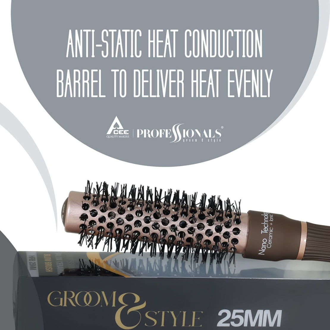 Acee Hair Round Brush Hrb 25Mm