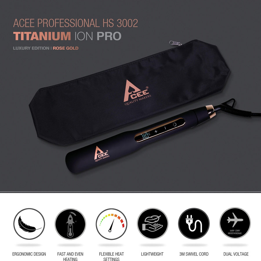 Acee Hair Straightener Hs-3002
