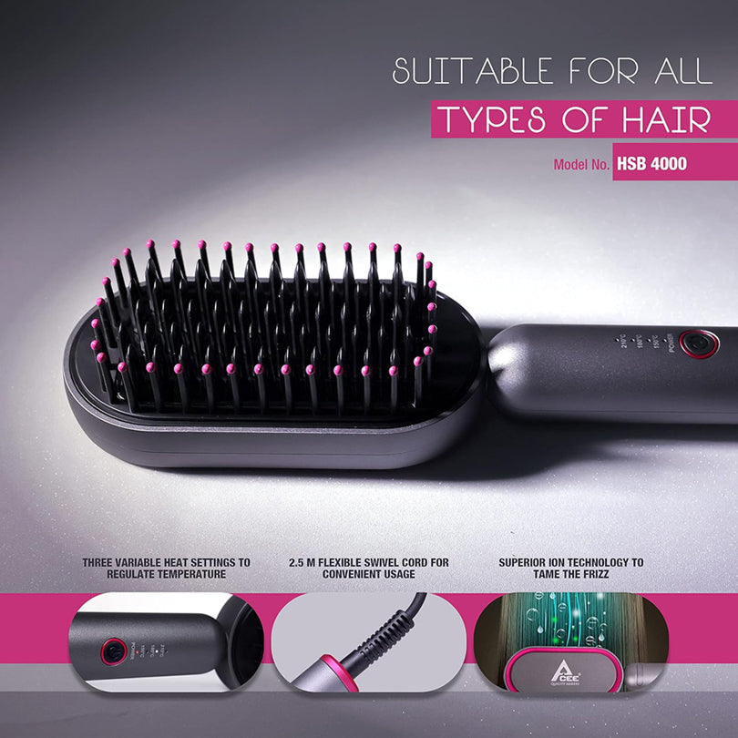 Acee Hair Straightening Brush 2.0 1 U