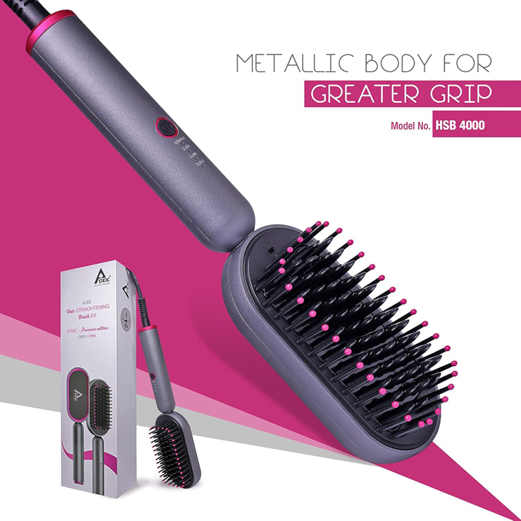 Acee Hair Straightening Brush 2.0 1 U