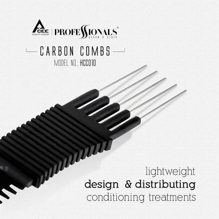 Acee Carbon Hair Combs Hcc010