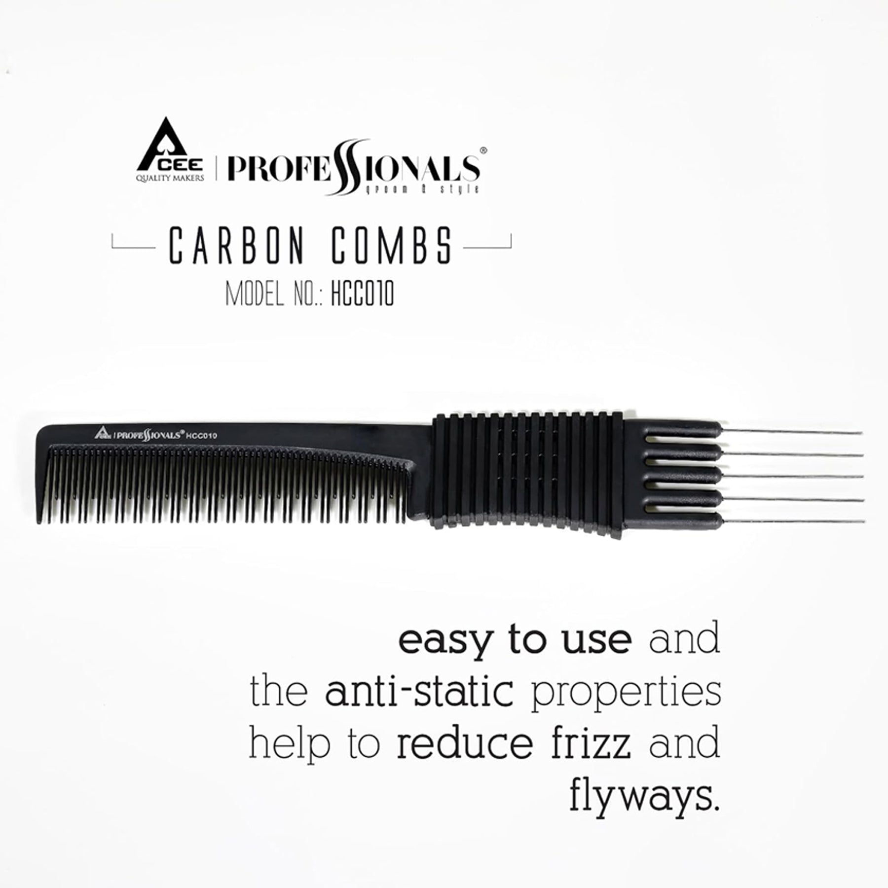 Acee Carbon Hair Combs Hcc010